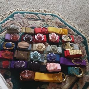 Lot of 50 plus Vintage Belts